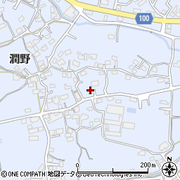 福岡県飯塚市潤野455周辺の地図