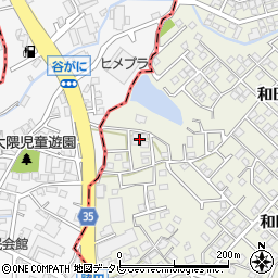 ベルディー和田周辺の地図