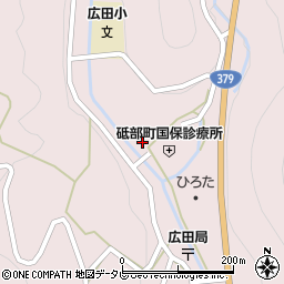 砥部町役場　広田老人憩の家周辺の地図