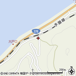 愛媛県大洲市長浜町今坊1135周辺の地図