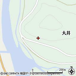 徳島県海部郡海陽町大井池ノ上周辺の地図