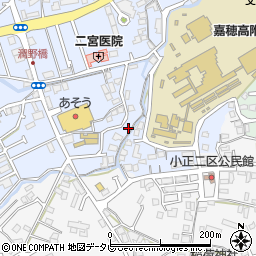 福岡県飯塚市潤野40周辺の地図