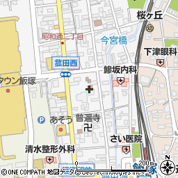 中央通公民分館周辺の地図
