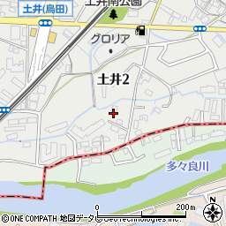 パストラル土井周辺の地図