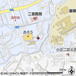 福岡県飯塚市潤野38周辺の地図