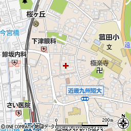 鍵の出張救急車　飯塚市菰田東営業所２４時間受付センター周辺の地図