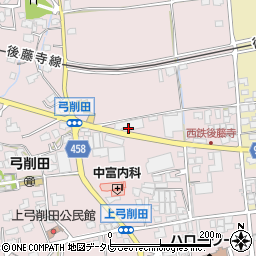 ホリデー車検田川周辺の地図