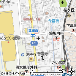 ミニストップ飯塚菰田西店周辺の地図