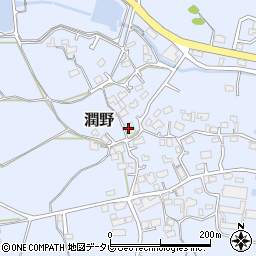 福岡県飯塚市潤野523-1周辺の地図