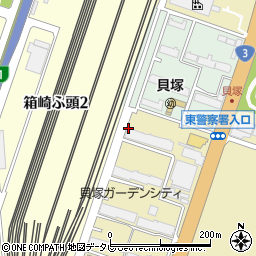 貝塚駐車場周辺の地図
