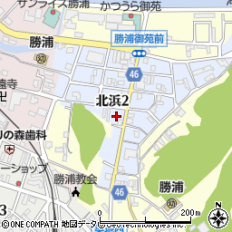 和歌山県東牟婁郡那智勝浦町北浜2丁目24周辺の地図