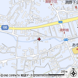 福岡県飯塚市潤野824-2周辺の地図