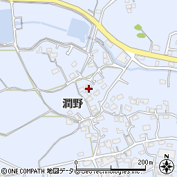 福岡県飯塚市潤野517周辺の地図