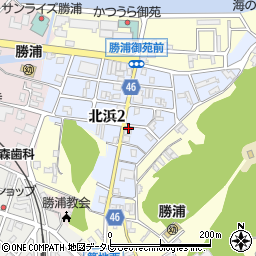 和歌山県東牟婁郡那智勝浦町北浜2丁目3周辺の地図