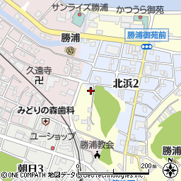 和歌山県東牟婁郡那智勝浦町勝浦24周辺の地図