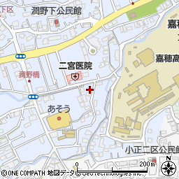 福岡県飯塚市潤野44-5周辺の地図