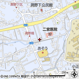 福岡県飯塚市潤野852-5周辺の地図