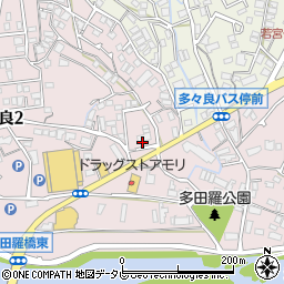 宮崎一級建築設計事務所周辺の地図