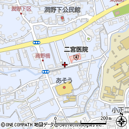 福岡県飯塚市潤野853-14周辺の地図