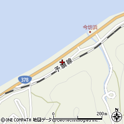 愛媛県大洲市長浜町今坊1124周辺の地図