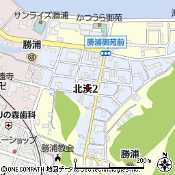 和歌山県東牟婁郡那智勝浦町北浜2丁目59周辺の地図