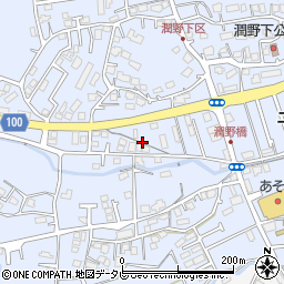 福岡県飯塚市潤野825-1周辺の地図