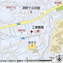 福岡県飯塚市潤野853-12周辺の地図