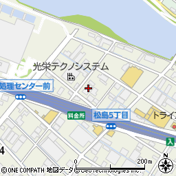 カドミ光学工業株式会社　福岡工場周辺の地図