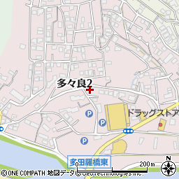 福岡県福岡市東区多々良周辺の地図