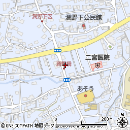 福岡県飯塚市潤野846-1周辺の地図