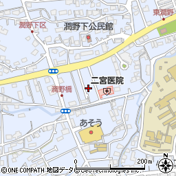 福岡県飯塚市潤野853-11周辺の地図