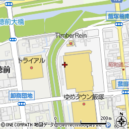 呉服のもろふじ　飯塚店周辺の地図