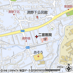 福岡県飯塚市潤野853-10周辺の地図