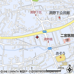 福岡県飯塚市潤野840周辺の地図