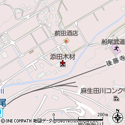 麻生商事田川製材所周辺の地図