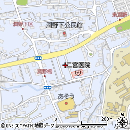 福岡県飯塚市潤野854周辺の地図