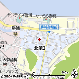 和歌山県東牟婁郡那智勝浦町北浜3丁目22周辺の地図