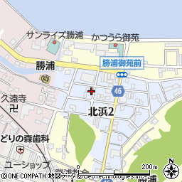 和歌山県東牟婁郡那智勝浦町北浜3丁目37周辺の地図