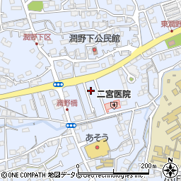 福岡県飯塚市潤野853-8周辺の地図