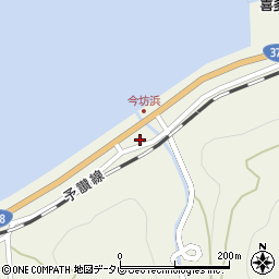 愛媛県大洲市長浜町今坊1116周辺の地図