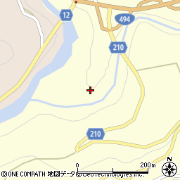 愛媛県上浮穴郡久万高原町東川1周辺の地図