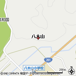福岡県飯塚市八木山周辺の地図