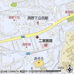 福岡県飯塚市潤野854-8周辺の地図