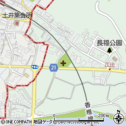 江辻山公園トイレ周辺の地図