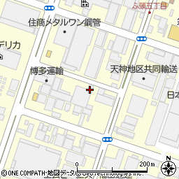 ヤマエ久野株式会社　木材住資福岡支店周辺の地図