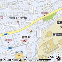 福岡県飯塚市潤野861-1周辺の地図