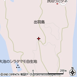 徳島県海部郡牟岐町牟岐浦出羽島周辺の地図