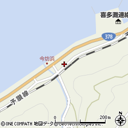 愛媛県大洲市長浜町今坊528周辺の地図