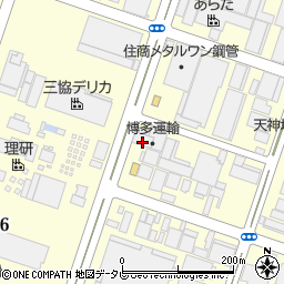 博多運輸福岡支店倉庫課周辺の地図