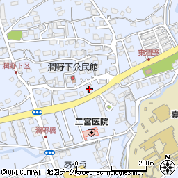 福岡県飯塚市潤野994-3周辺の地図
